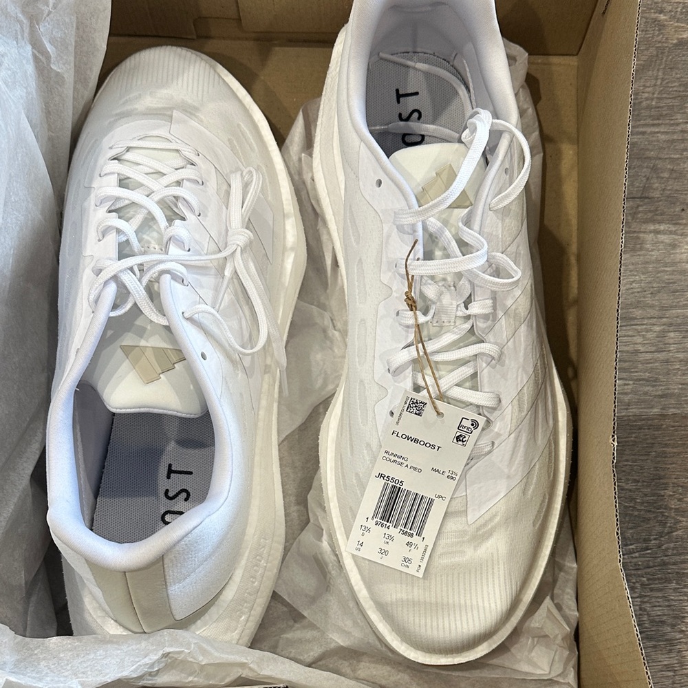 adidas White Men's Athletic Shoes